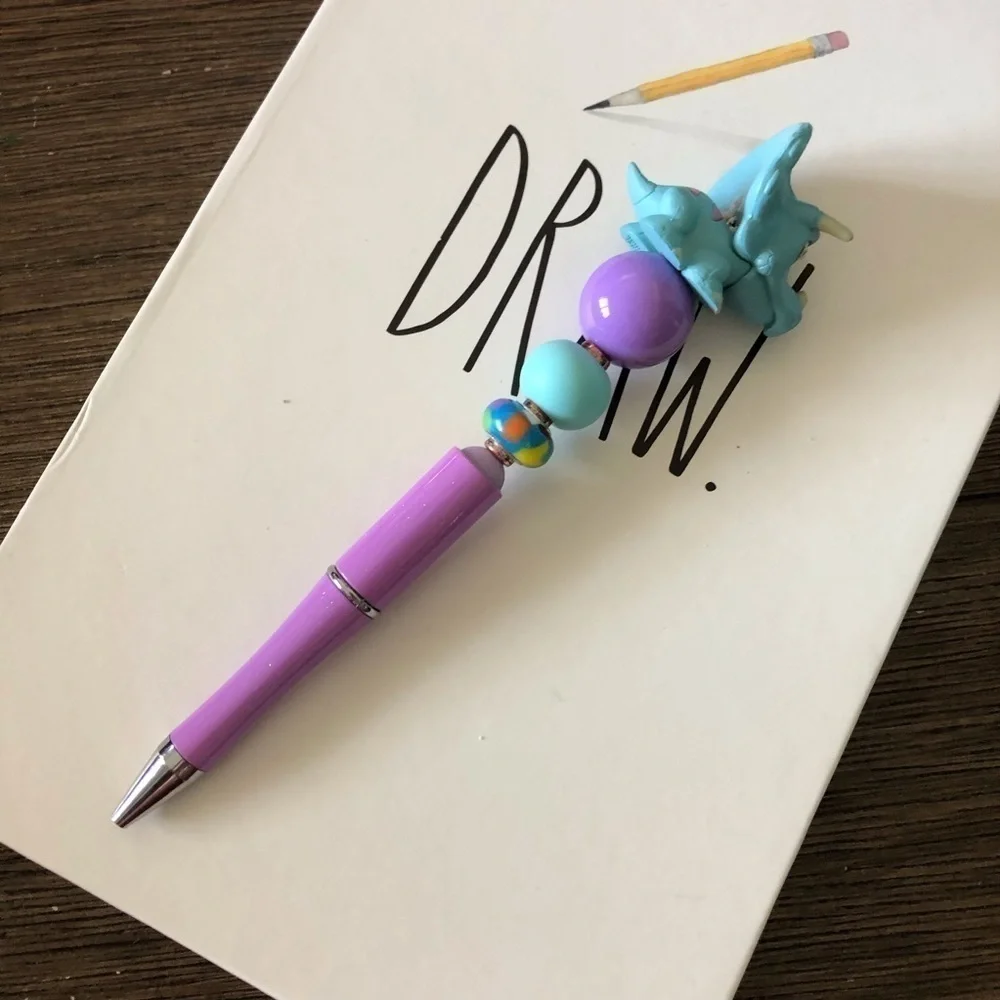 Disney Doorables: Toy Story: Trixie handmade beaded pen